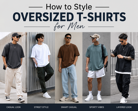 How to style oversized t-shirts for men - OVRSZ streetwear styling guide